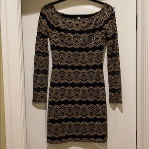 Gianni Bini Black Lace cocktail dress